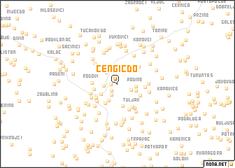 map of Čengić Do