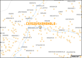 map of Čengovska Mahala