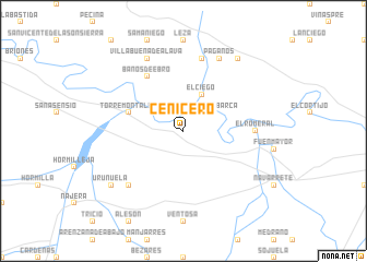 map of Cenicero