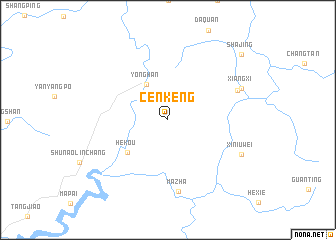 map of Cenkeng