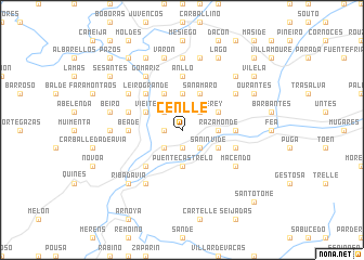 map of Cenlle