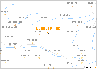 map of Cennetpınar