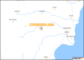 map of Cenrana-rilauk