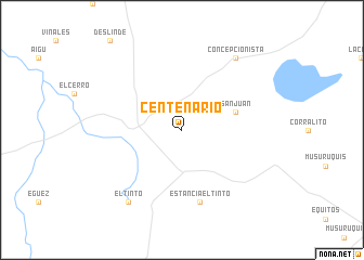 map of Centenario