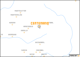 map of Centenario