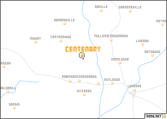 map of Centenary