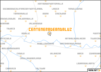 map of Centenera de Andaluz