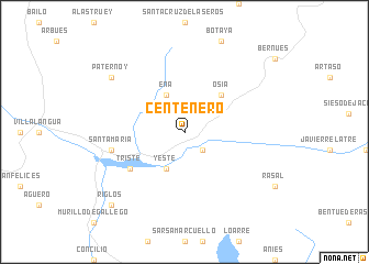 map of Centenero