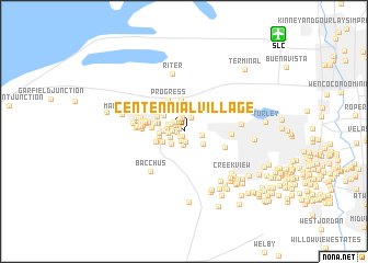 map of Centennial Village