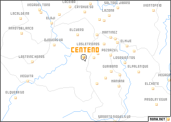 map of Centeno