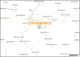 map of Center Branch