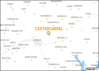 map of Center Chapel