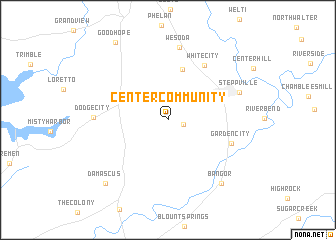 map of Center Community