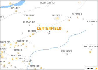 map of Centerfield