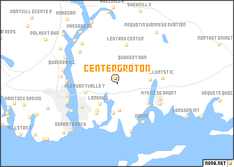 map of Center Groton