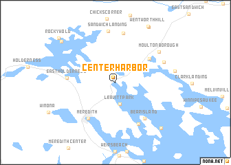 map of Center Harbor