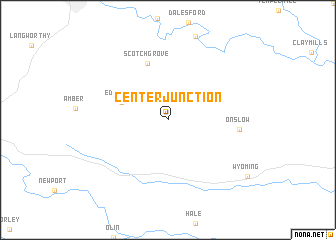 map of Center Junction