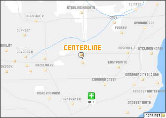 map of Center Line