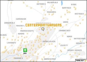 map of Center Point Gardens