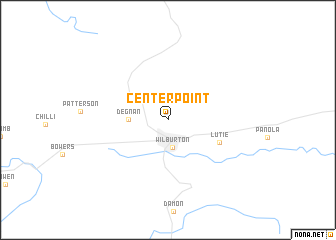 map of Center Point