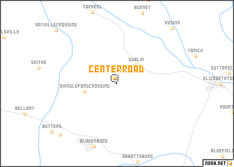 map of Center Road