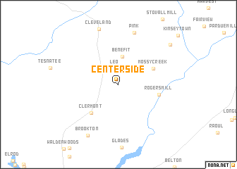 map of Centerside