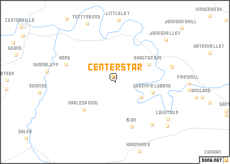 map of Center Star
