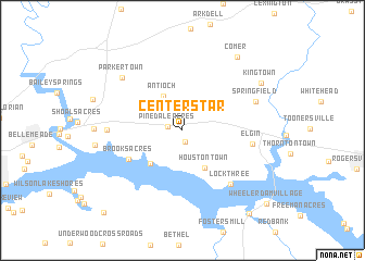 map of Center Star