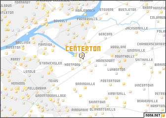 map of Centerton