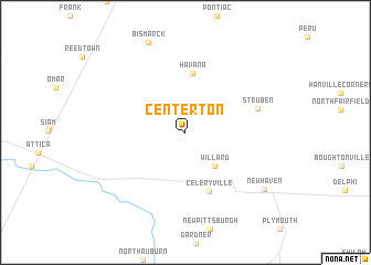 map of Centerton