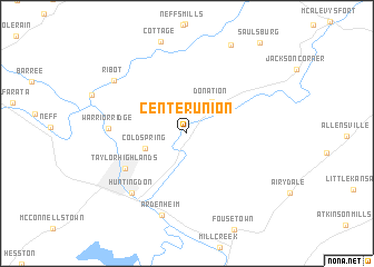 map of Center Union