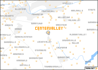 map of Center Valley