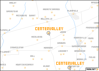 map of Center Valley