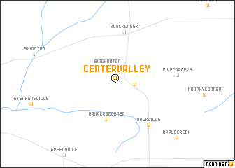 map of Center Valley