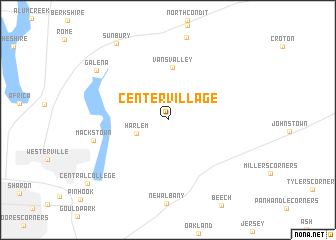 map of Center Village