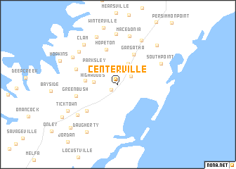 map of Centerville