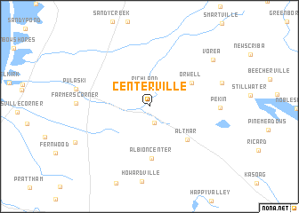 map of Centerville