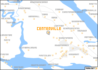 map of Centerville