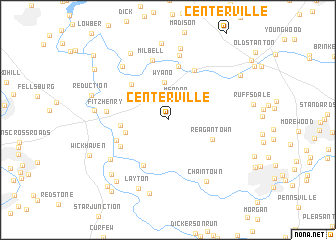 map of Centerville