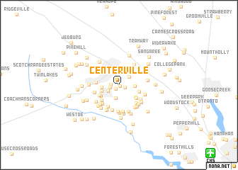 map of Centerville