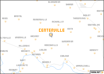 map of Centerville