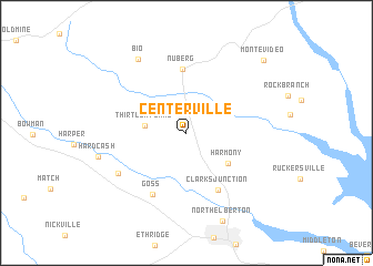 map of Centerville