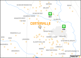 map of Centerville