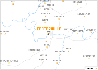 map of Centerville