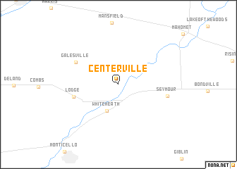 map of Centerville