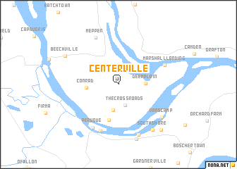 map of Centerville