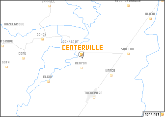 map of Centerville