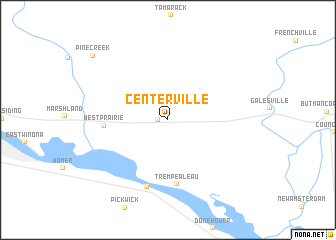 map of Centerville