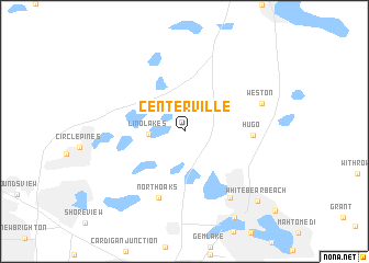 map of Centerville