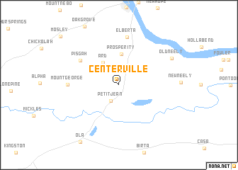 map of Centerville